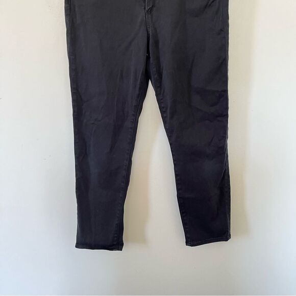 AG‎ Adriano Goldschmied Black Prima Crop Mid Rise Cigarette Jeans - Picture 15 of 15